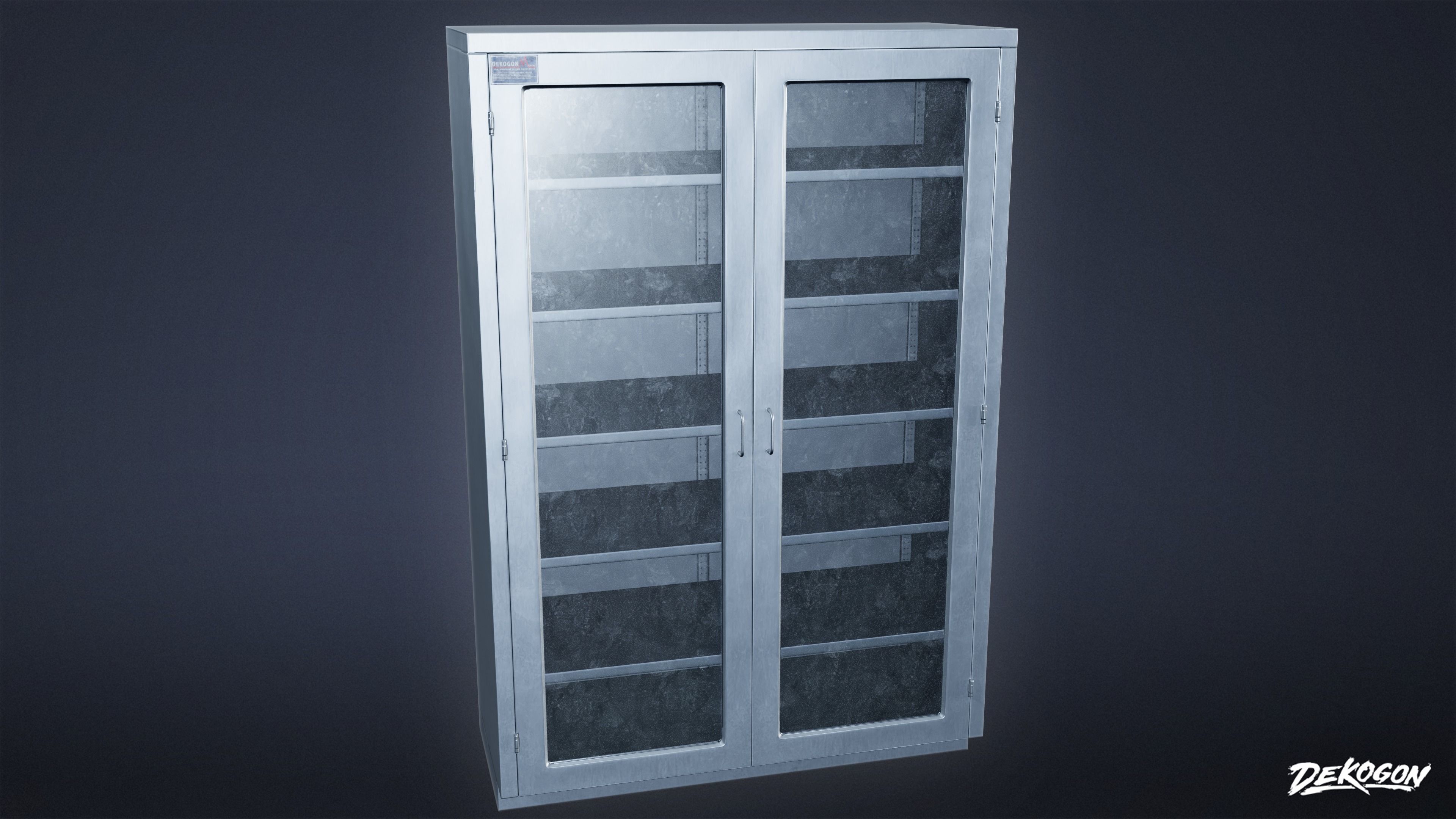 HOSPITAL - Shelf 03 - LOW POLY Low-poly 3D model_2