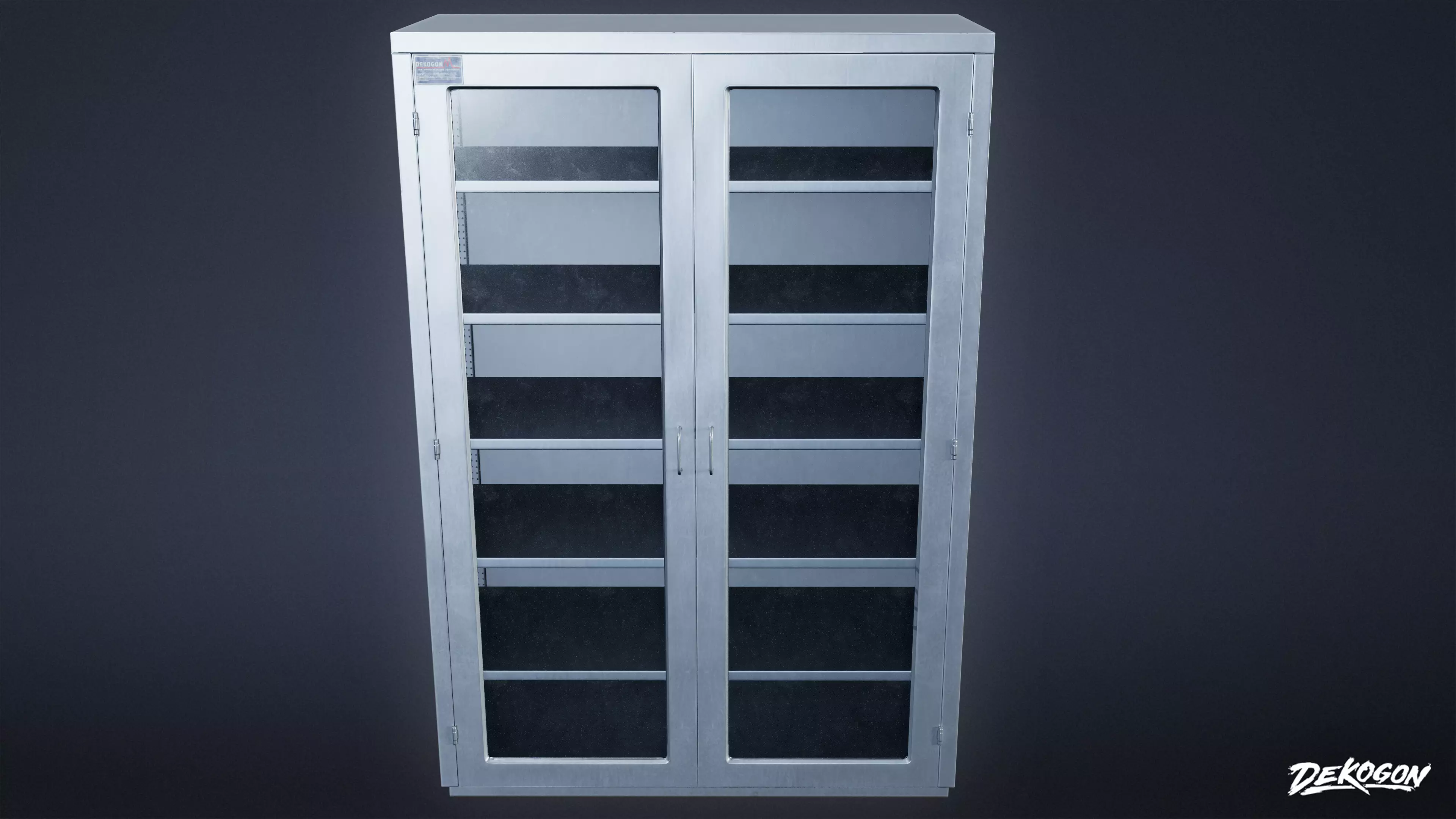 HOSPITAL - Shelf 03 - LOW POLY Low-poly 3D model_0