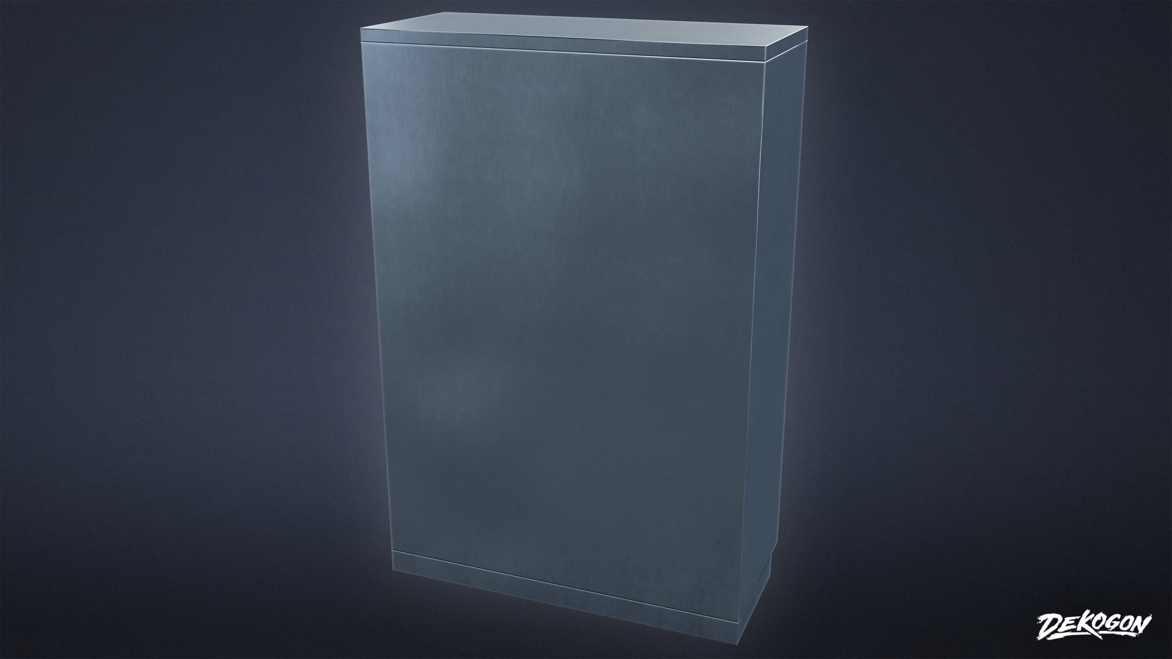 HOSPITAL - Shelf 03 - LOW POLY Low-poly 3D model_3