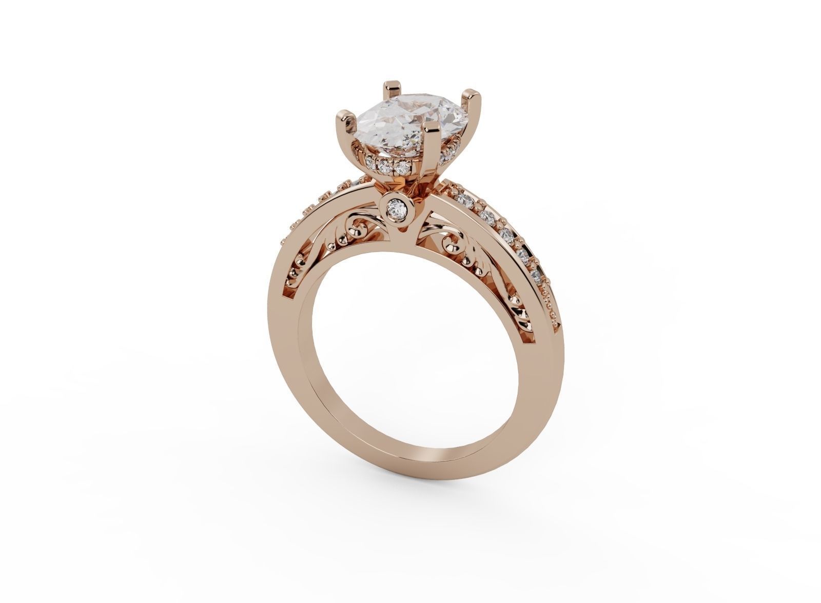 Nice ring 3D print model_1