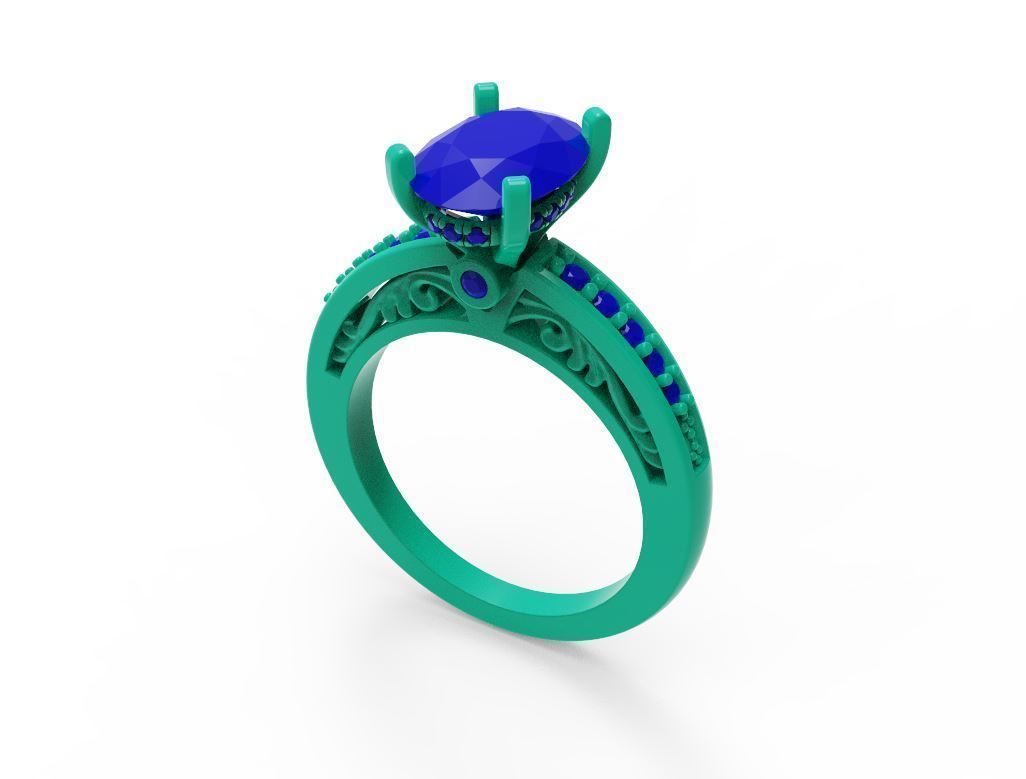 Nice ring 3D print model_3