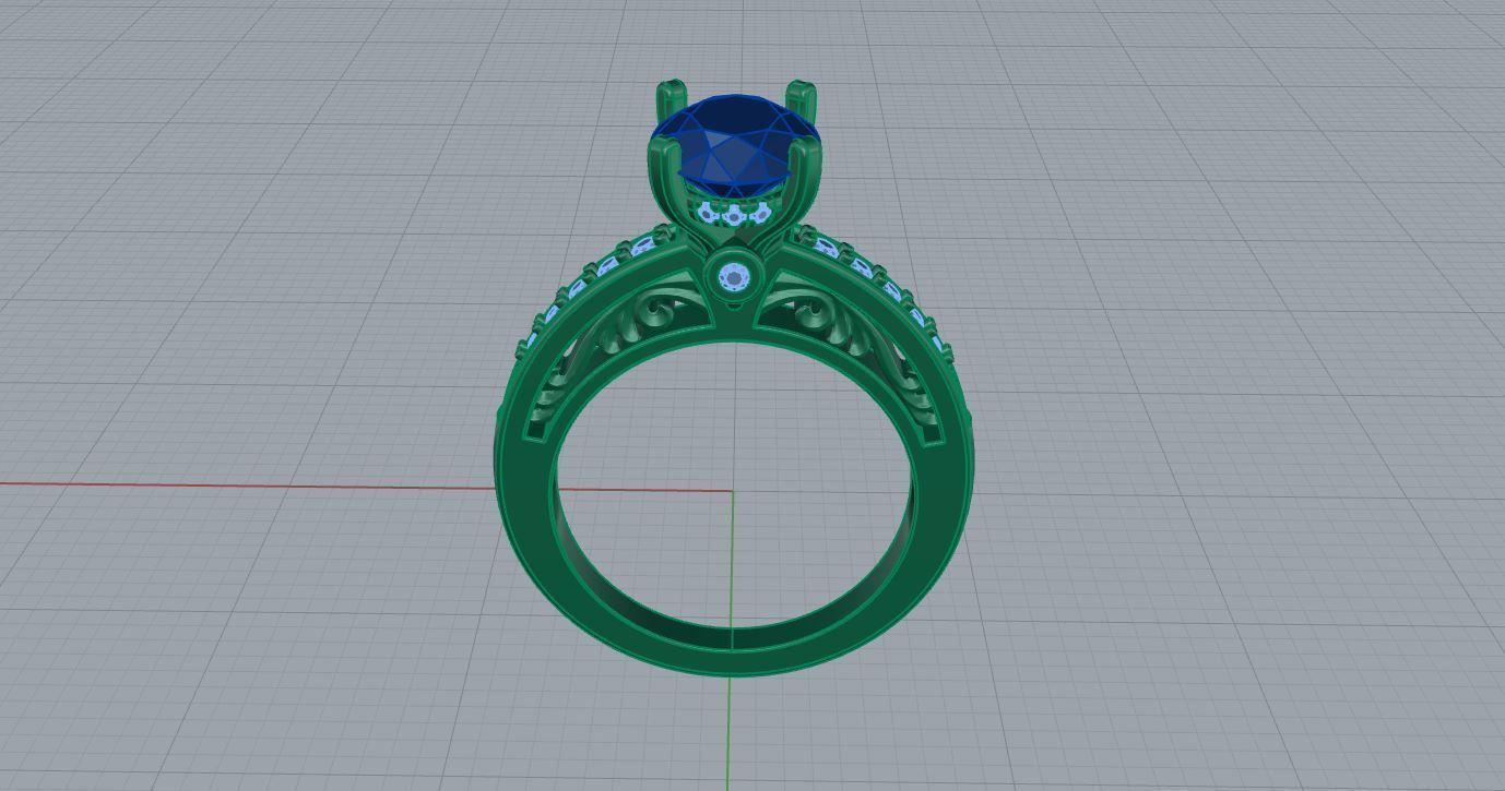 Nice ring 3D print model_2