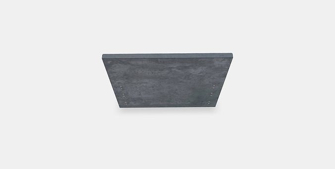 KALHYTTAN Drawer front 2 Low-poly 3D model