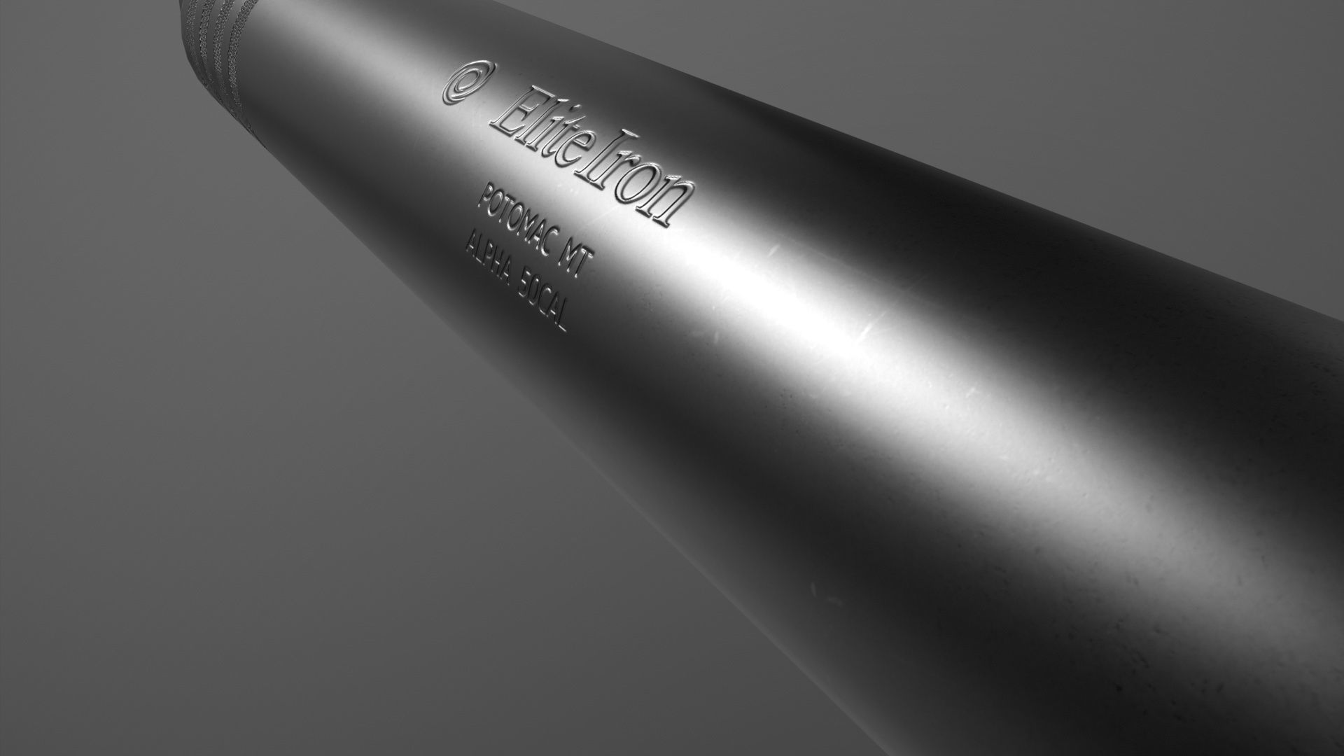 Elite Iron ALPHA Suppressor Low-poly 3D model_6