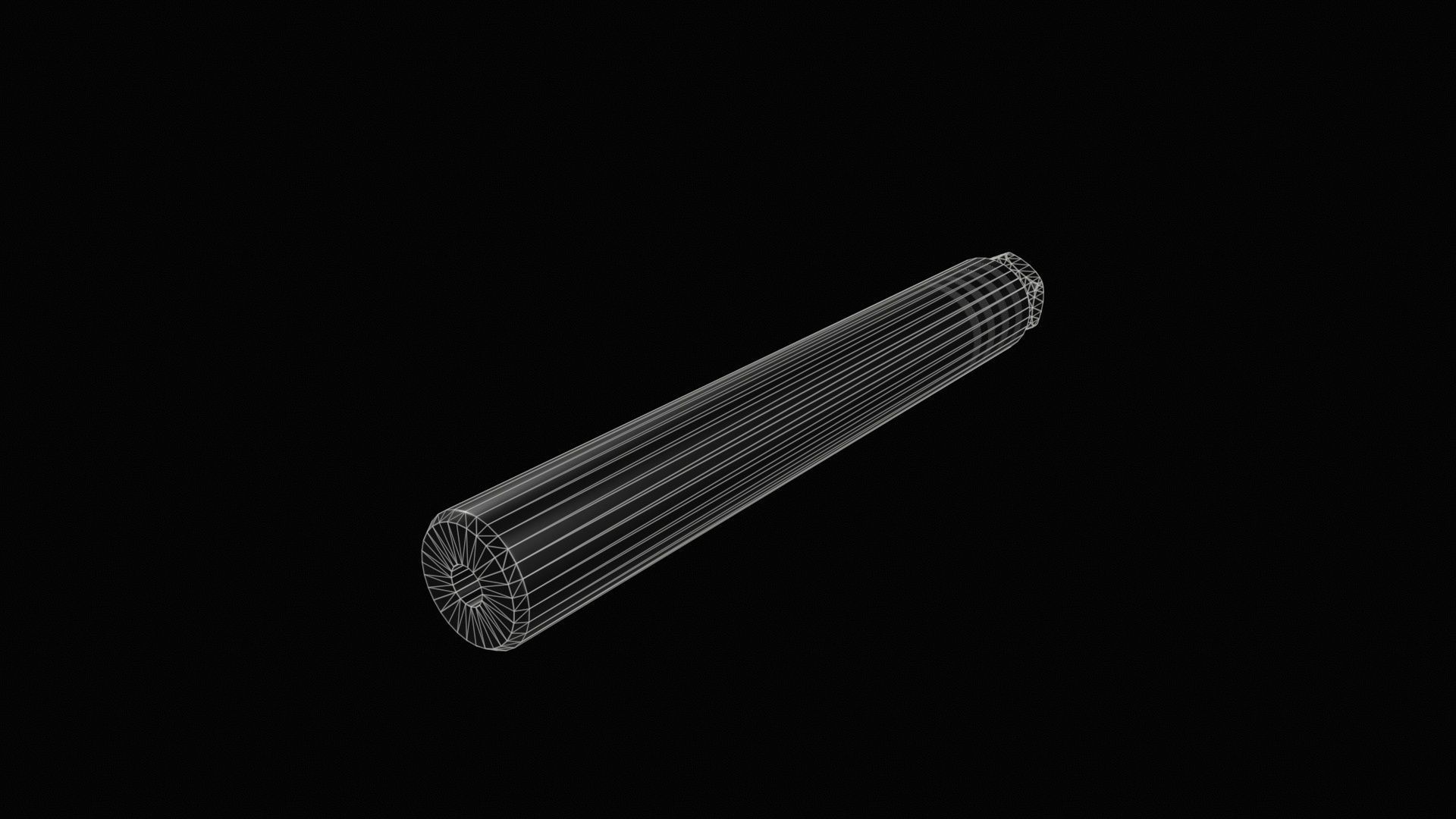 Elite Iron ALPHA Suppressor Low-poly 3D model_12