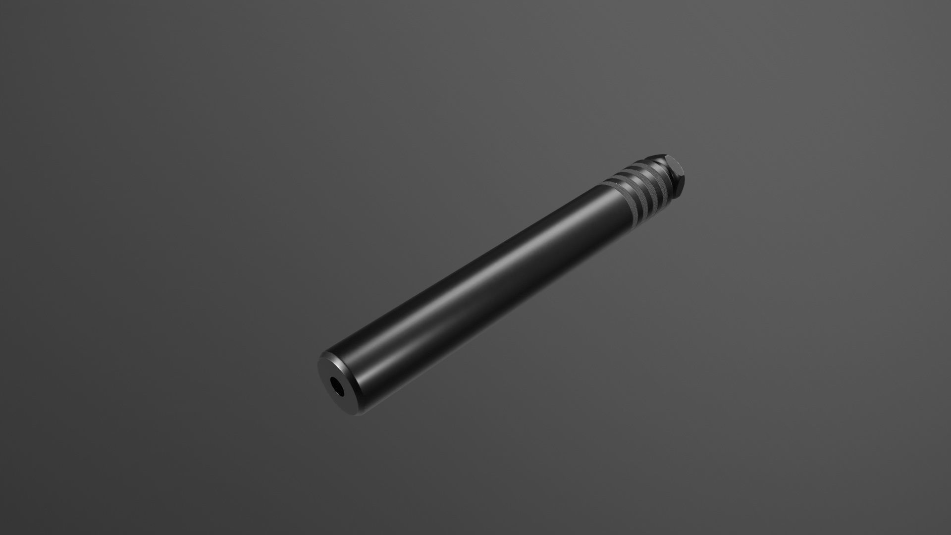 Elite Iron ALPHA Suppressor Low-poly 3D model_3