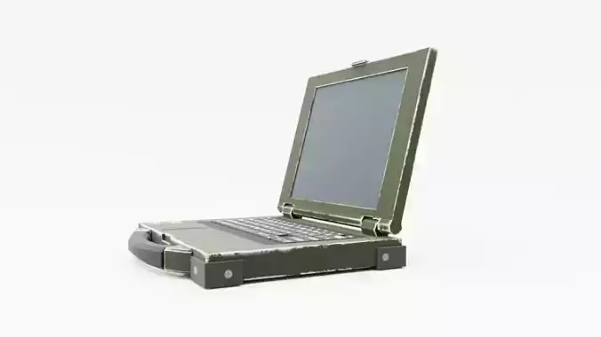 Military Laptop 3D Realistic 