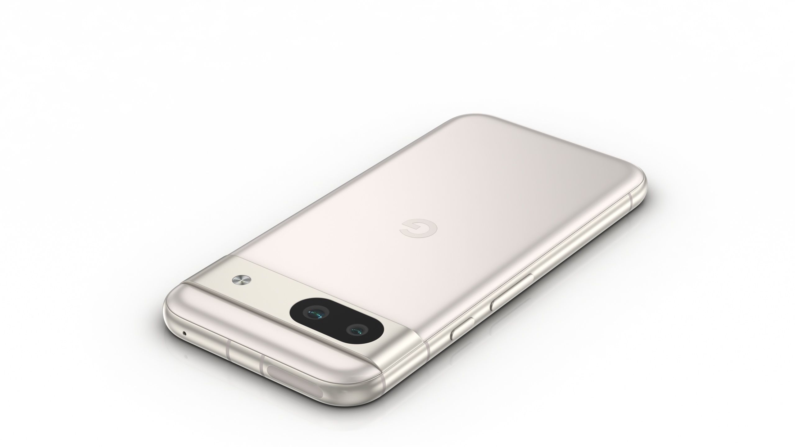 Google Pixel 8a Porcelain Low-poly 3D model_7