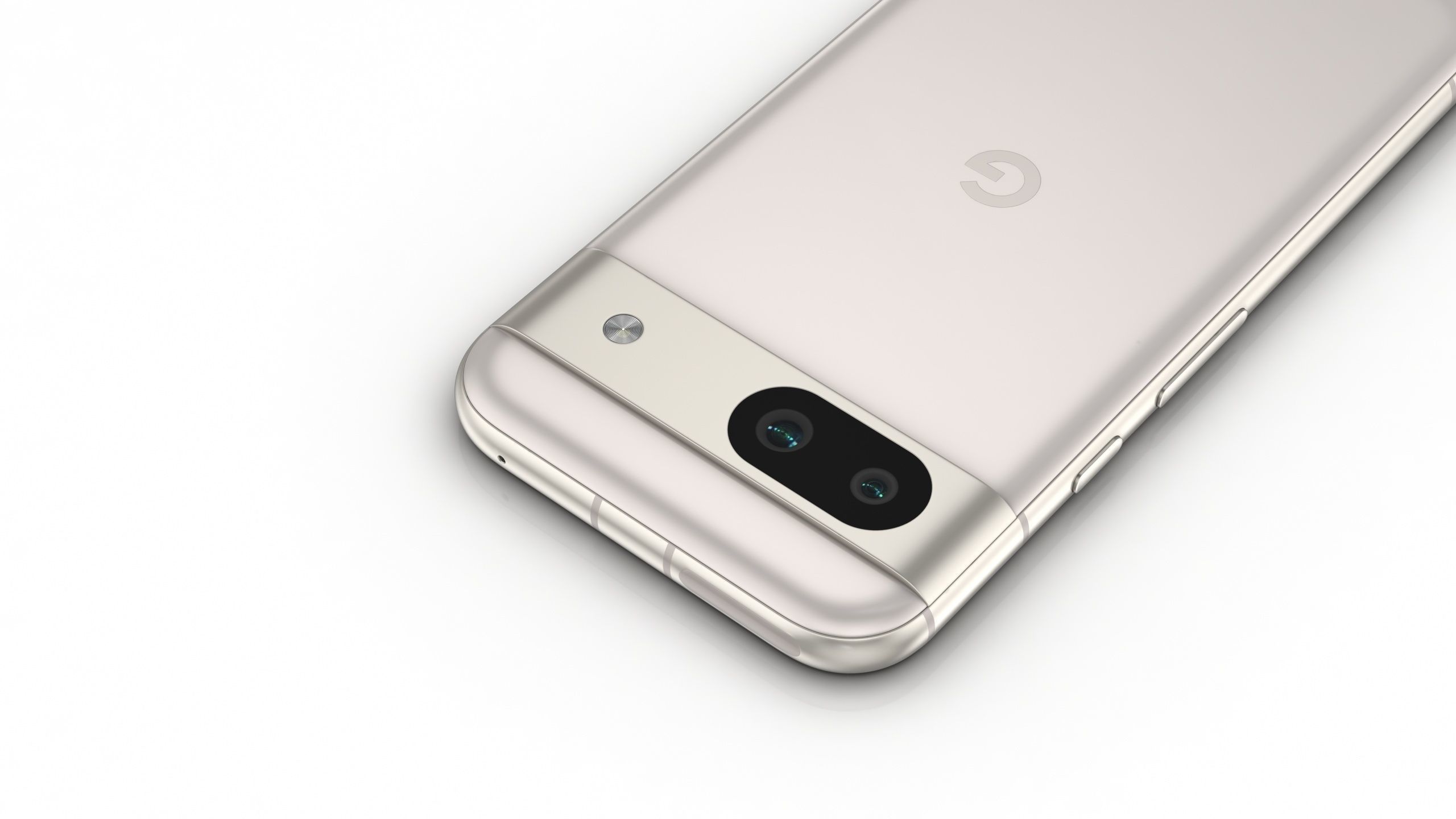 Google Pixel 8a Porcelain Low-poly 3D model_11