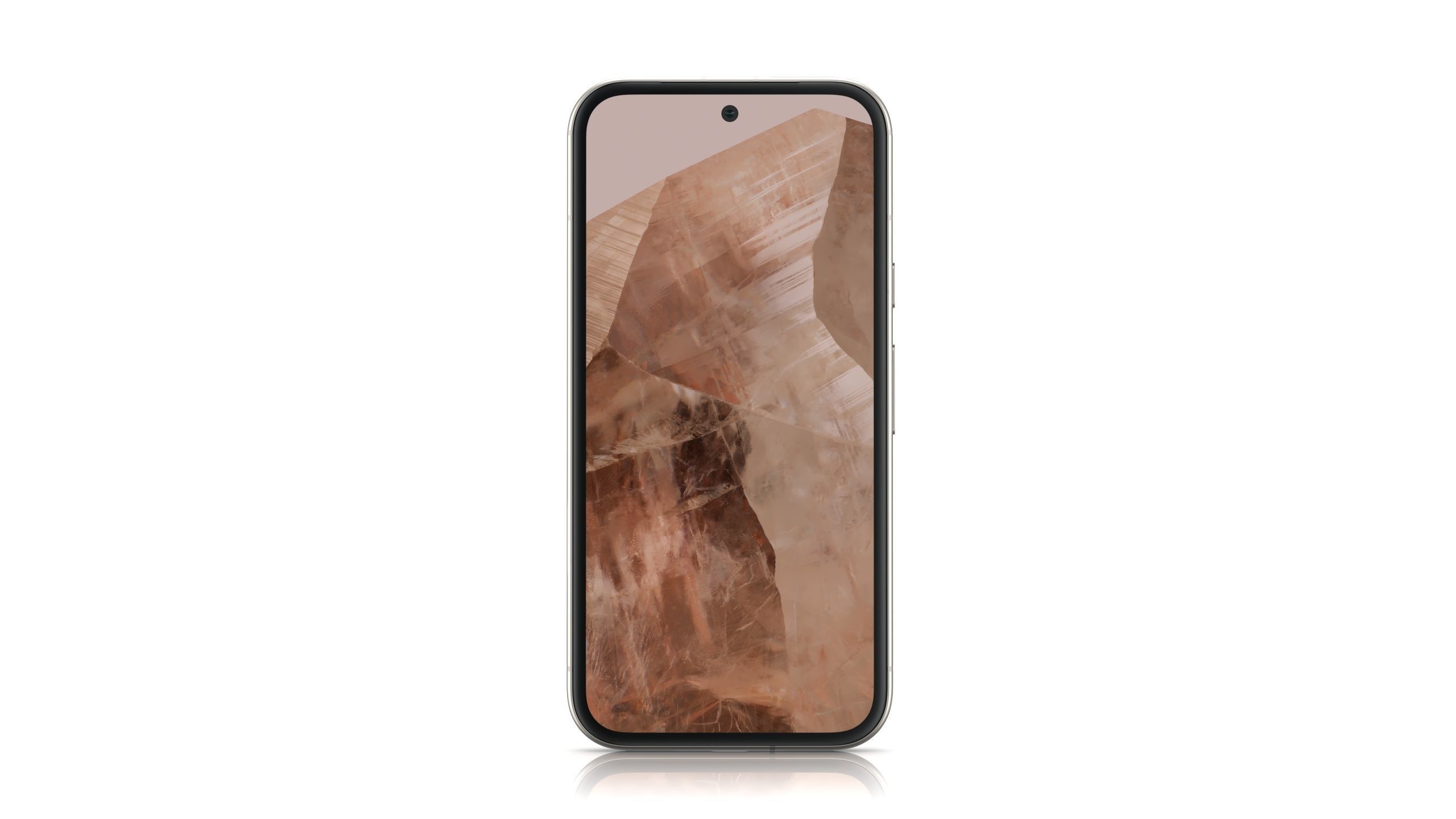 Google Pixel 8a Porcelain Low-poly 3D model_1