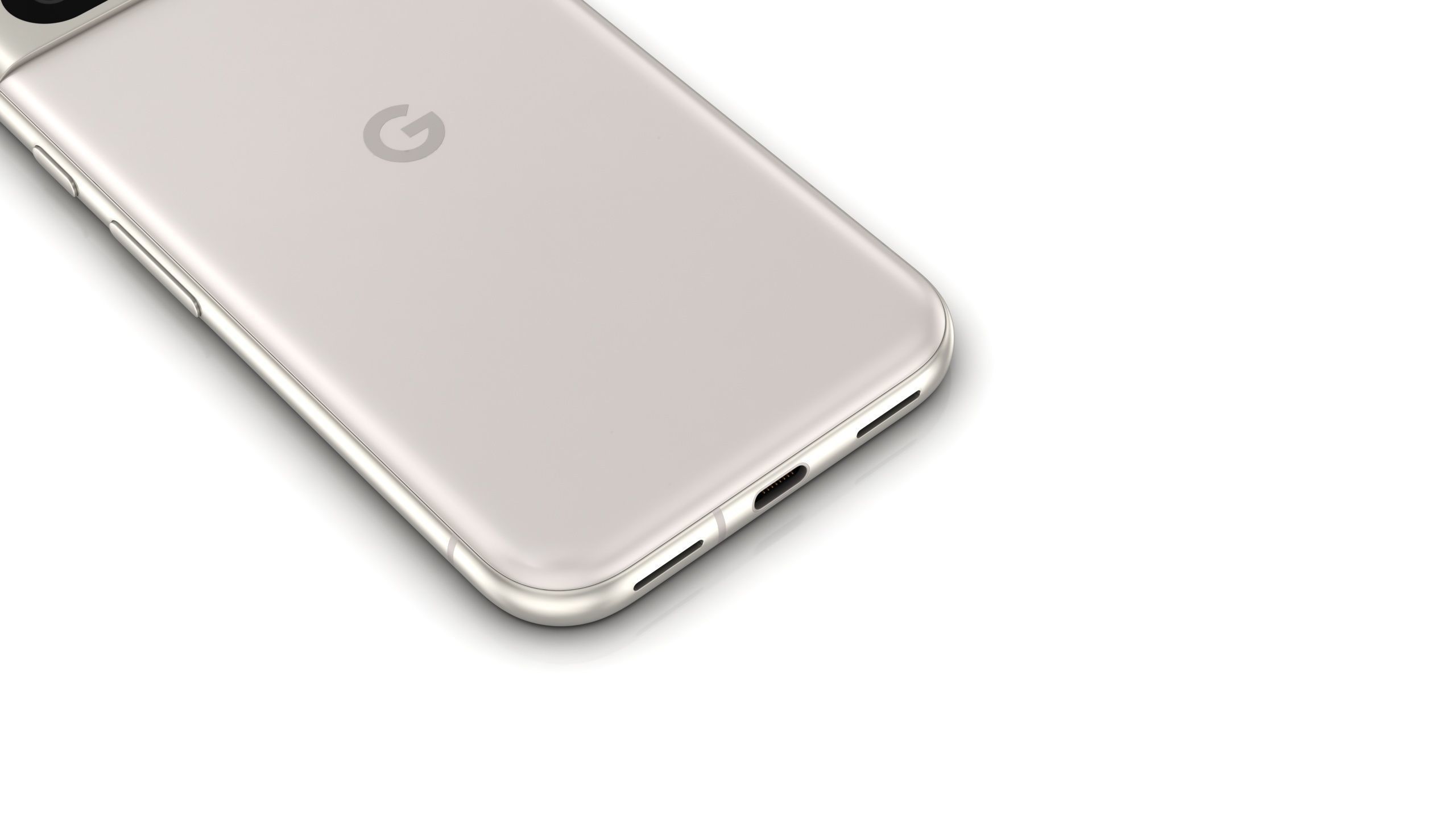 Google Pixel 8a Porcelain Low-poly 3D model_12