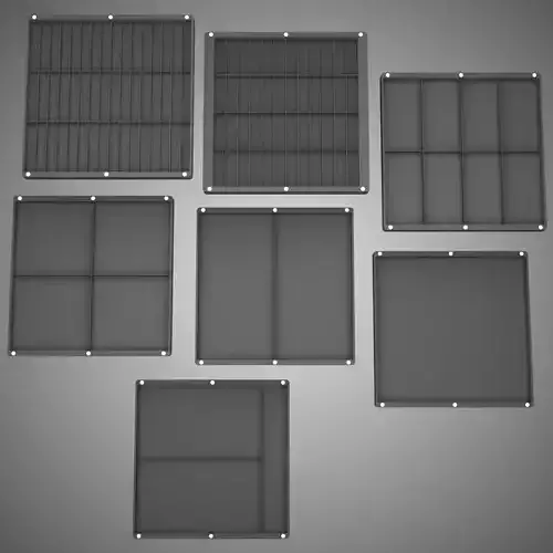 3D printed pastel boxes 3D print model