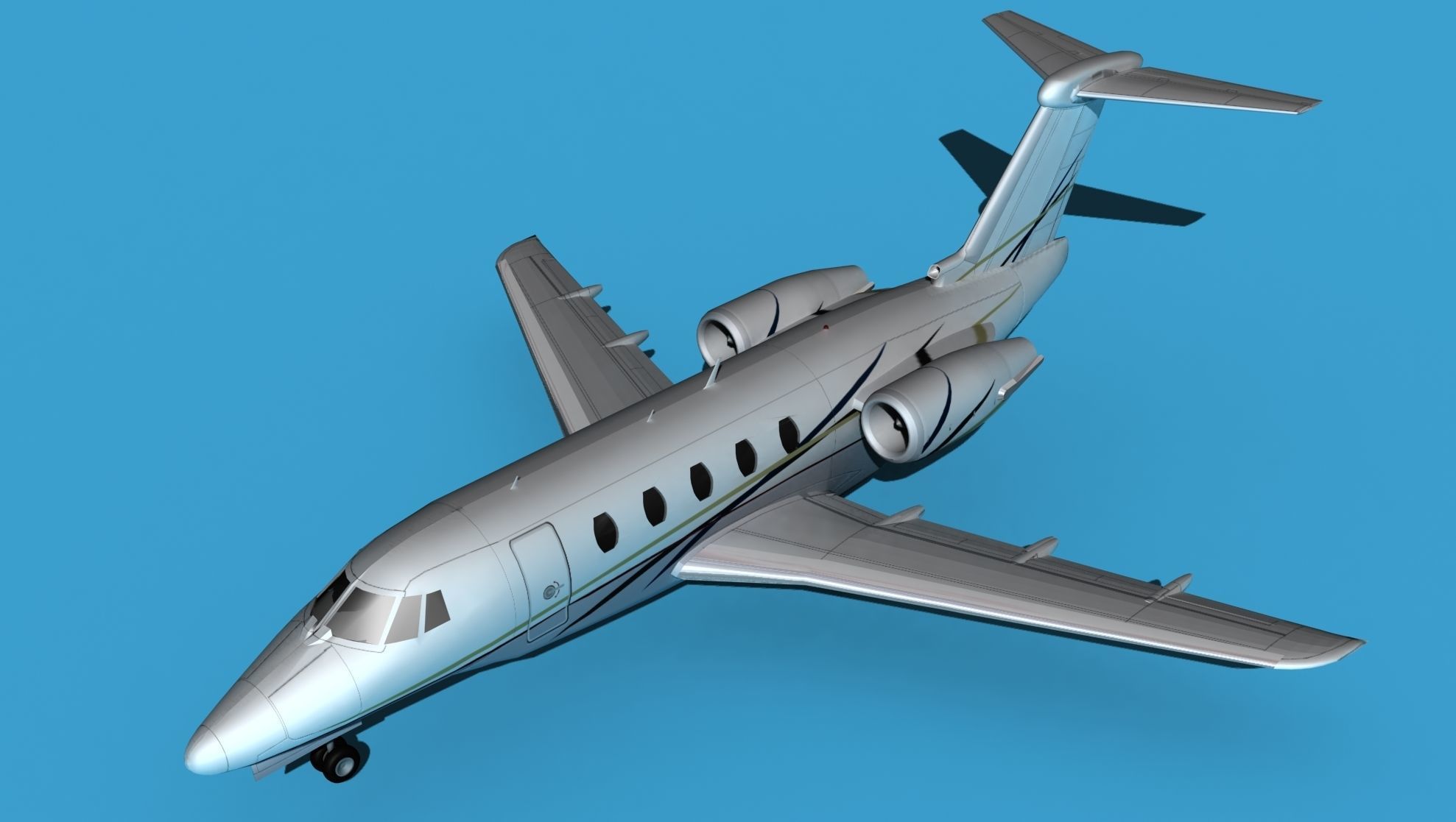 Cessna Citation 650 III V06 3D model_10