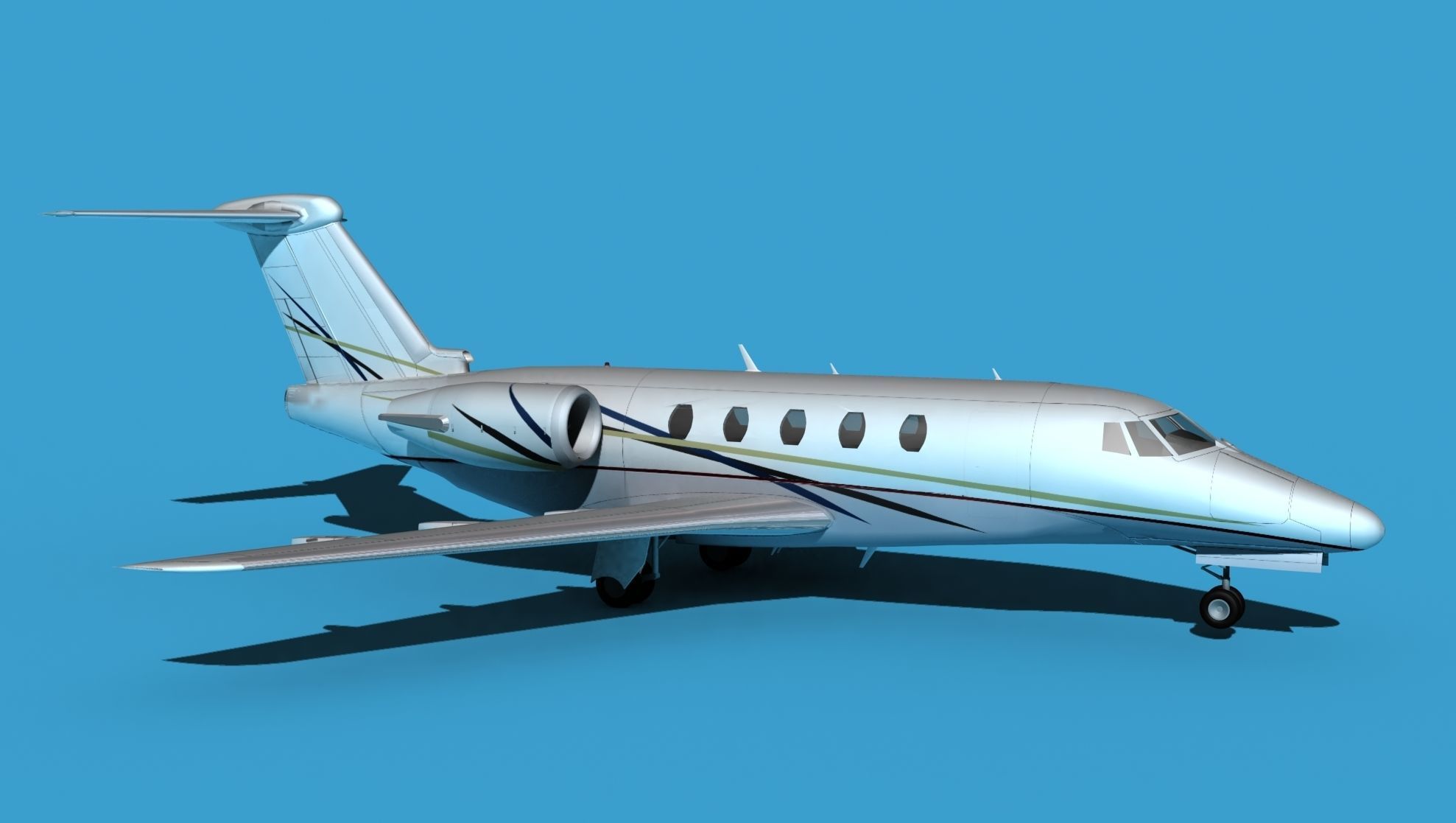 Cessna Citation 650 III V06 3D model_3
