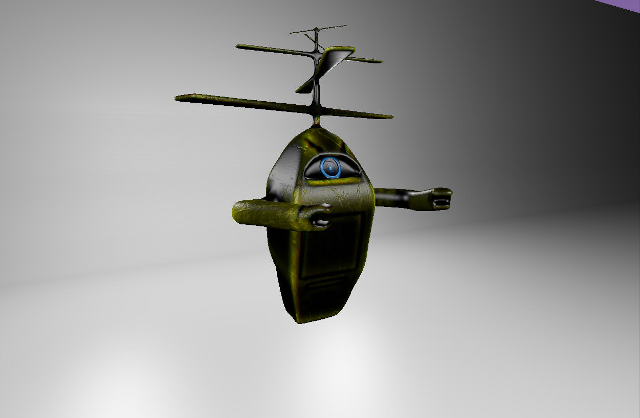 Robot sci fi 3D model_4