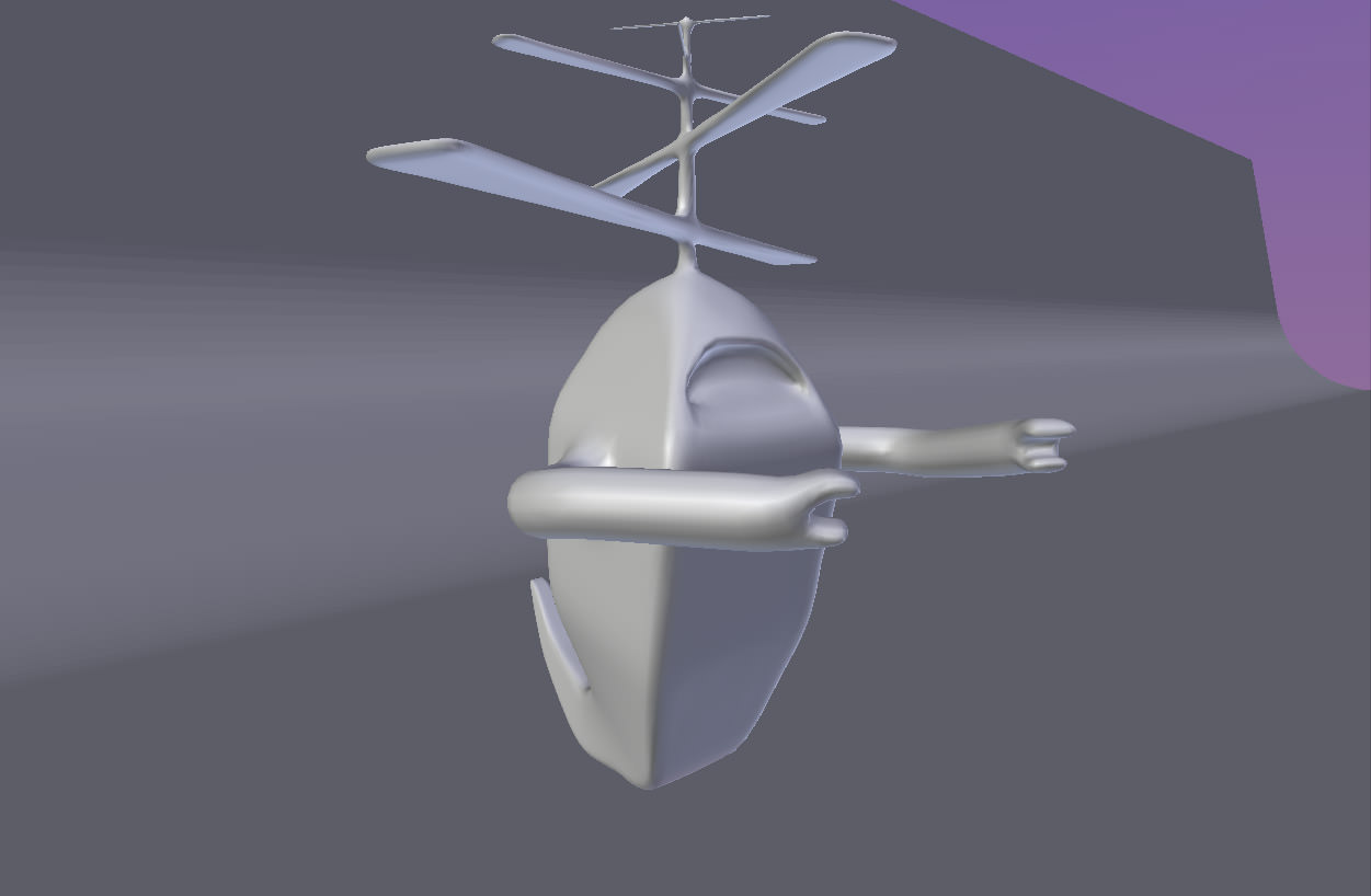 Robot sci fi 3D model_9