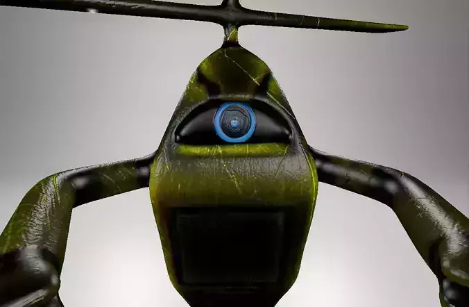 Robot sci fi 3D model