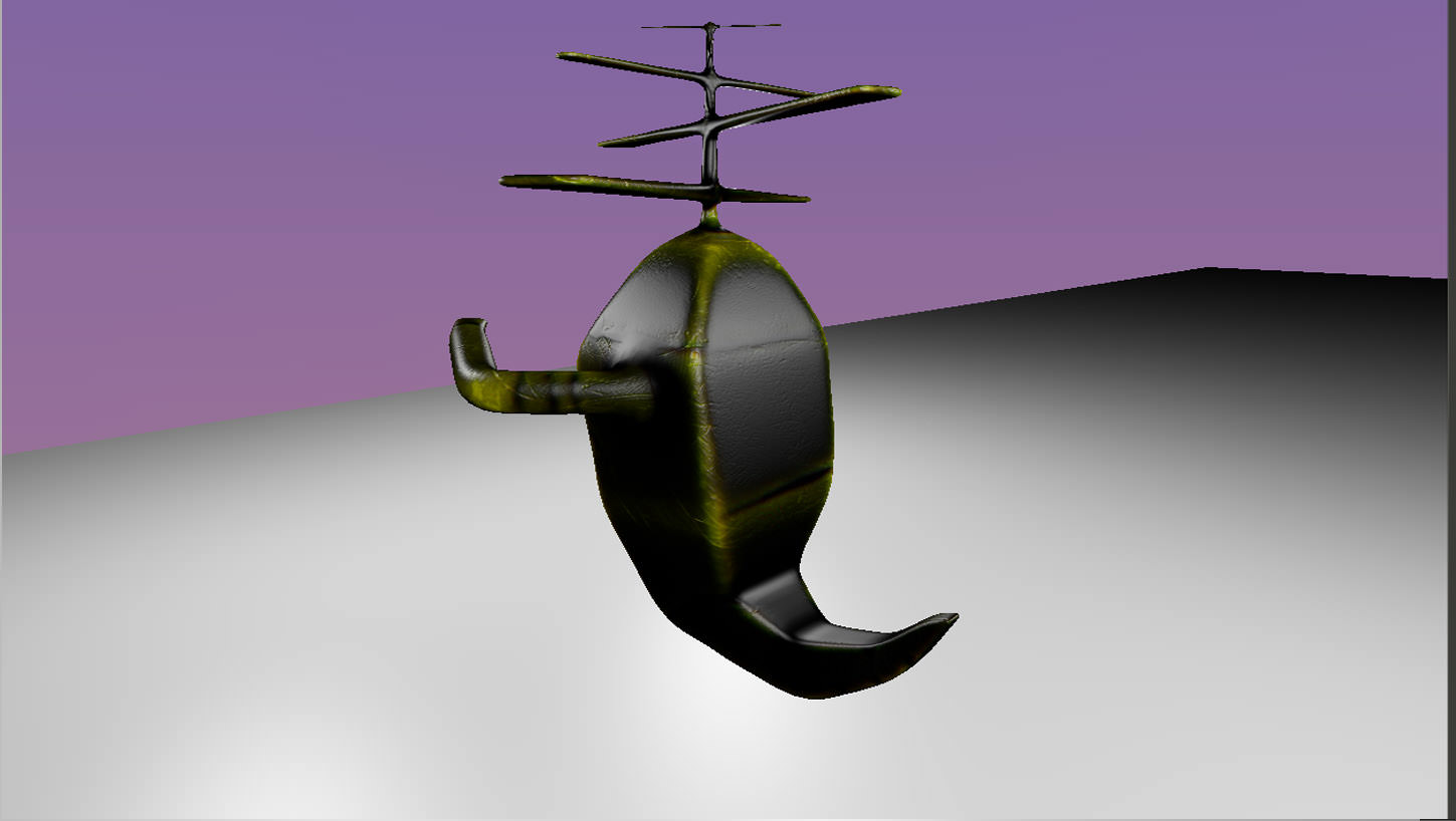 Robot sci fi 3D model_2