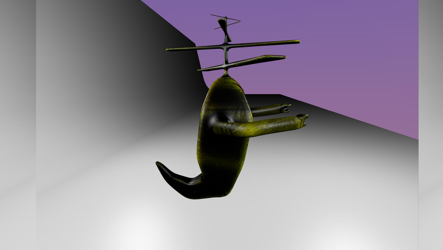 Robot sci fi 3D model_6