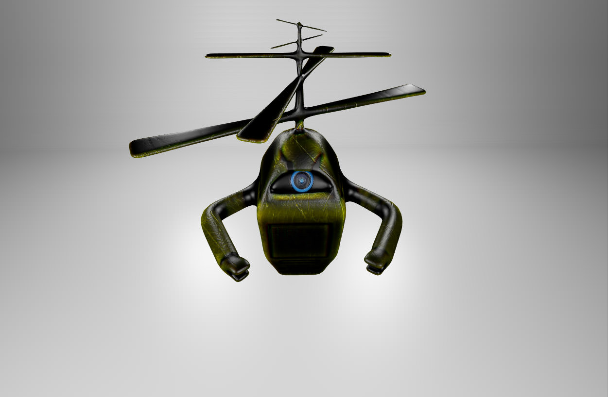 Robot sci fi 3D model_5