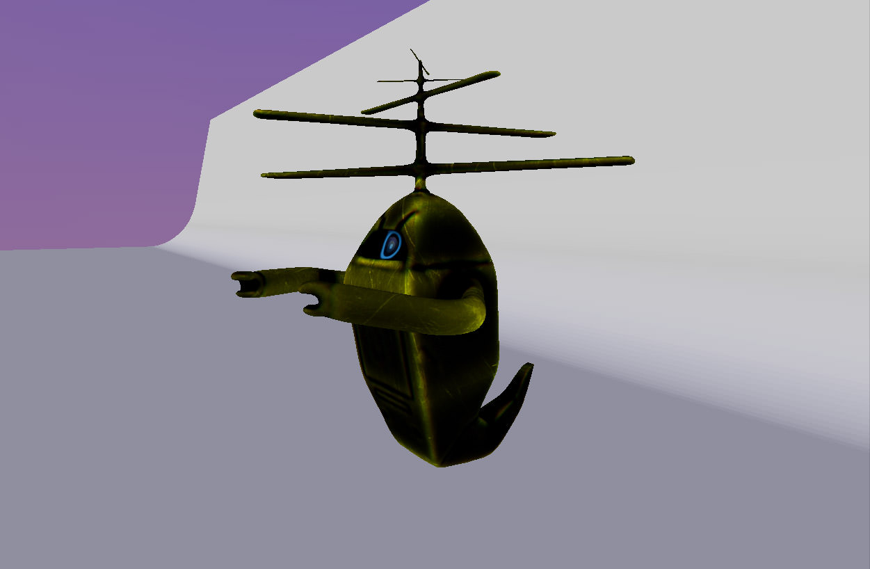 Robot sci fi 3D model_8