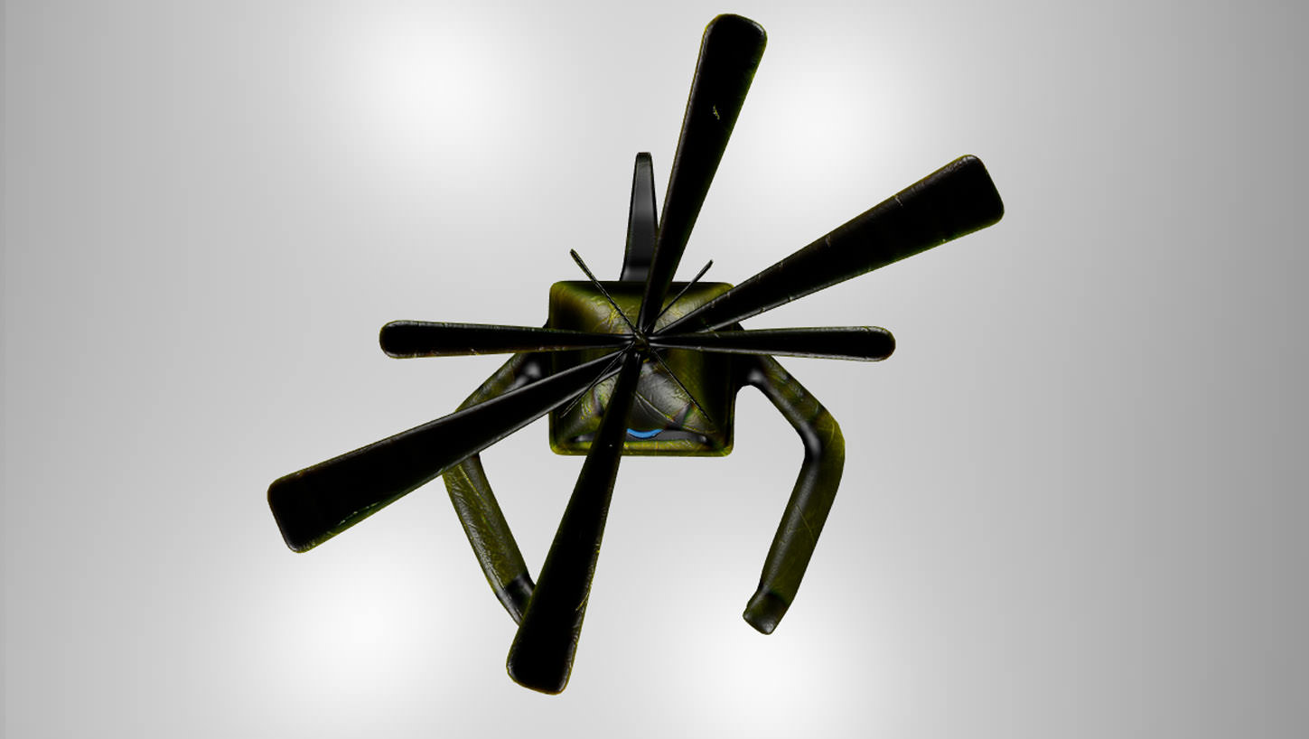 Robot sci fi 3D model_1