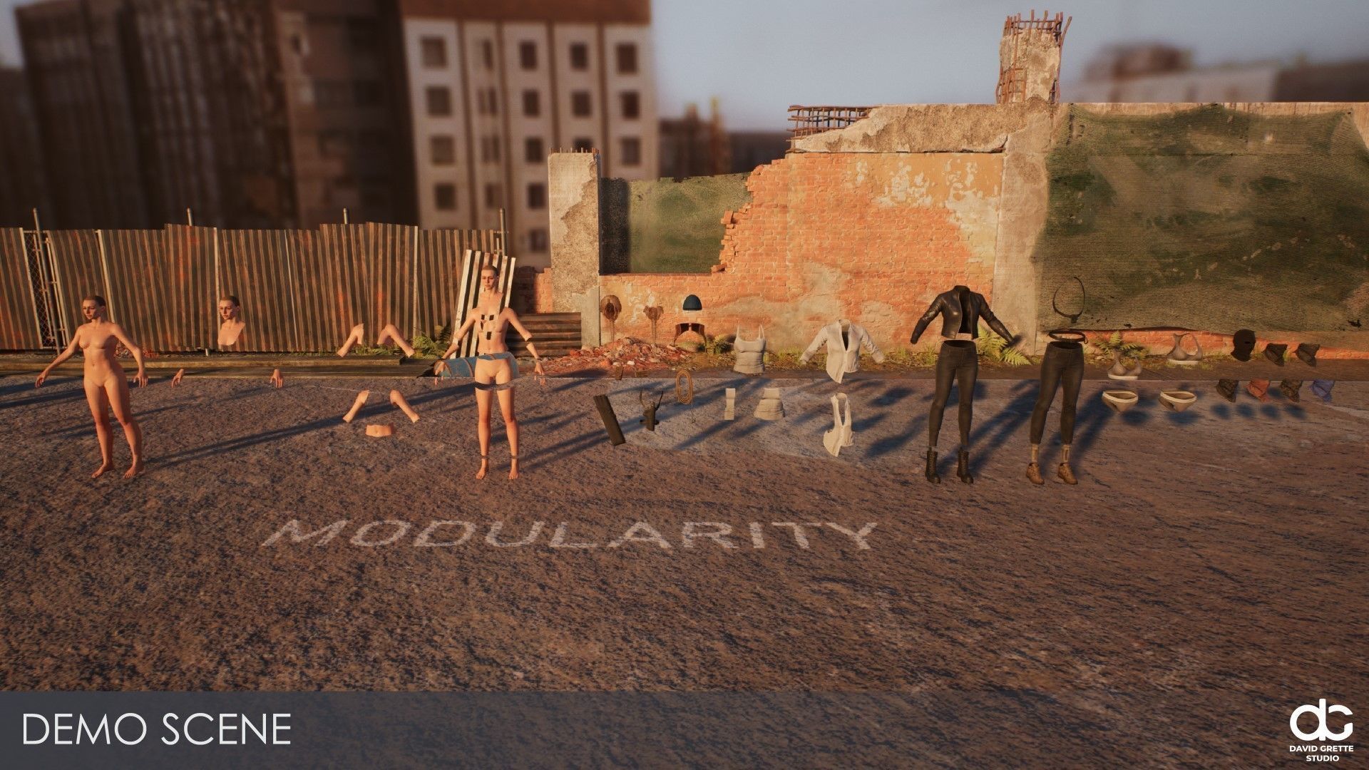 Adventure Character Victoria from Pack 1 Low-poly 3D model_25