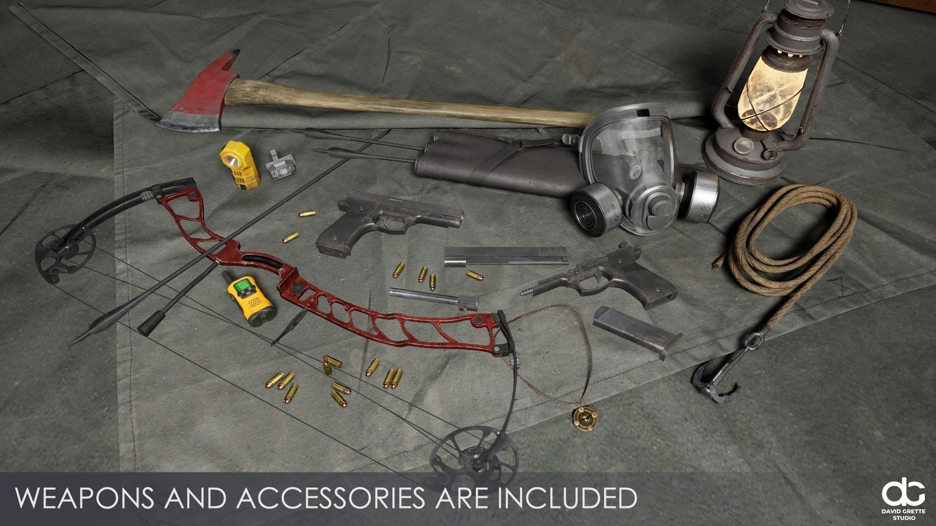 Adventure Character Victoria from Pack 1 Low-poly 3D model_7