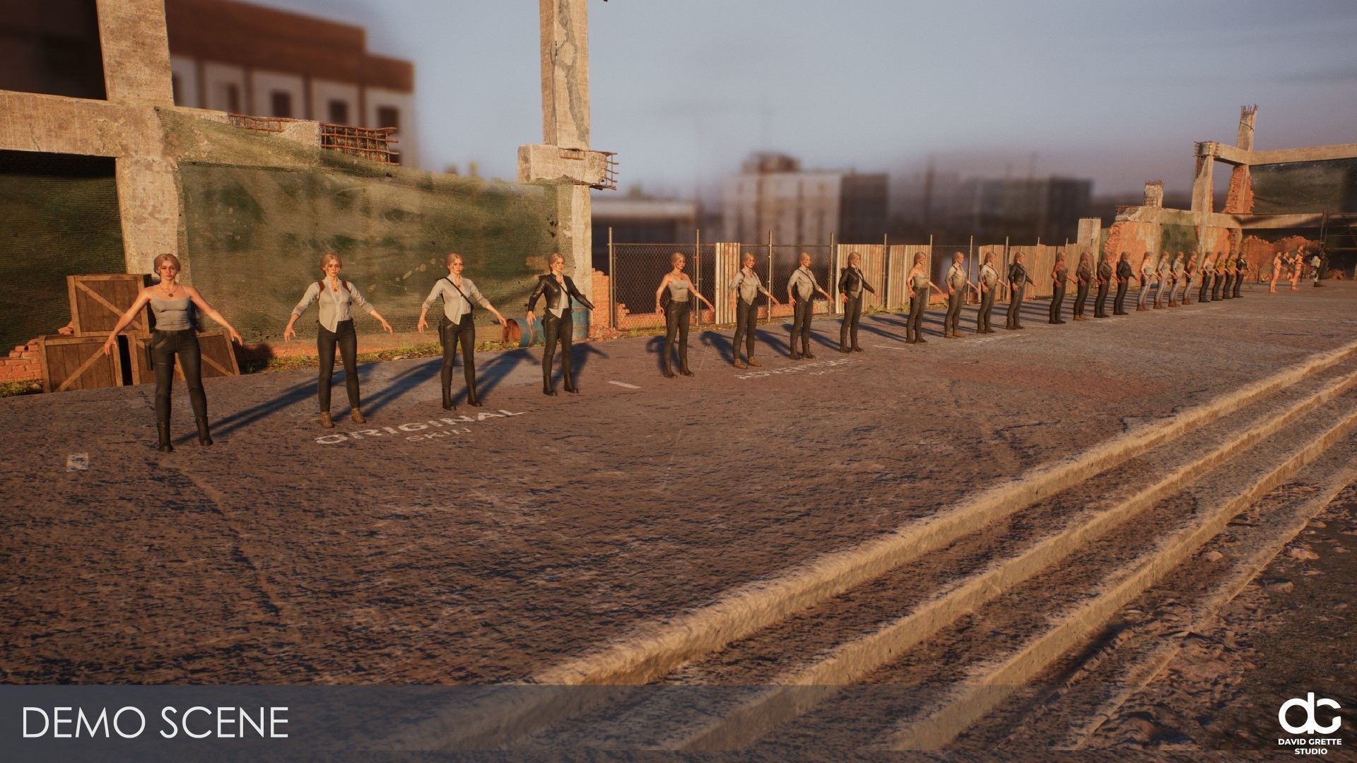 Adventure Character Victoria from Pack 1 Low-poly 3D model_26