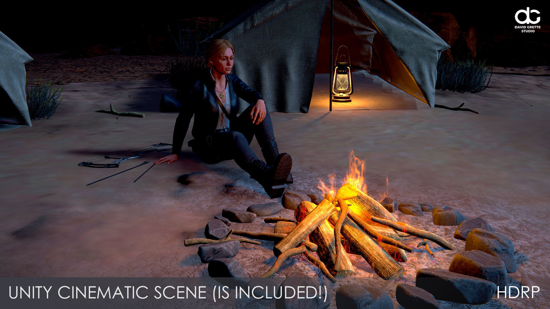 Adventure Character Victoria from Pack 1 Low-poly 3D model_30