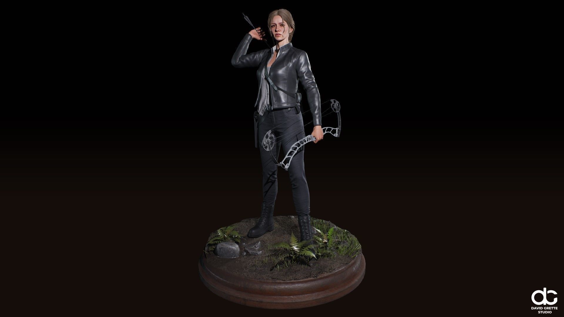 Adventure Character Victoria from Pack 1 Low-poly 3D model_3