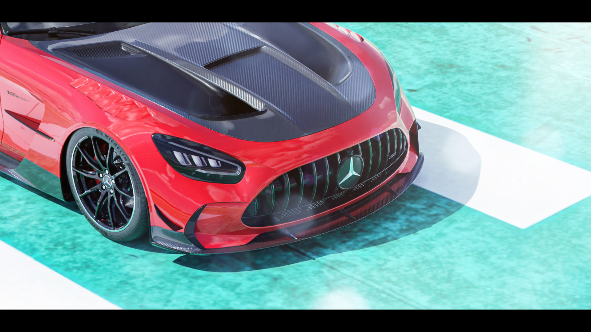 Realistic Helipad In  Snowy Mountains 3D model_11