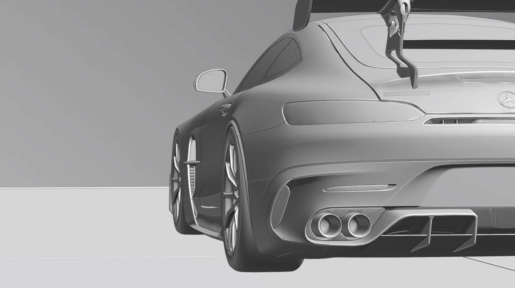 Realistic Helipad In  Snowy Mountains 3D model_14