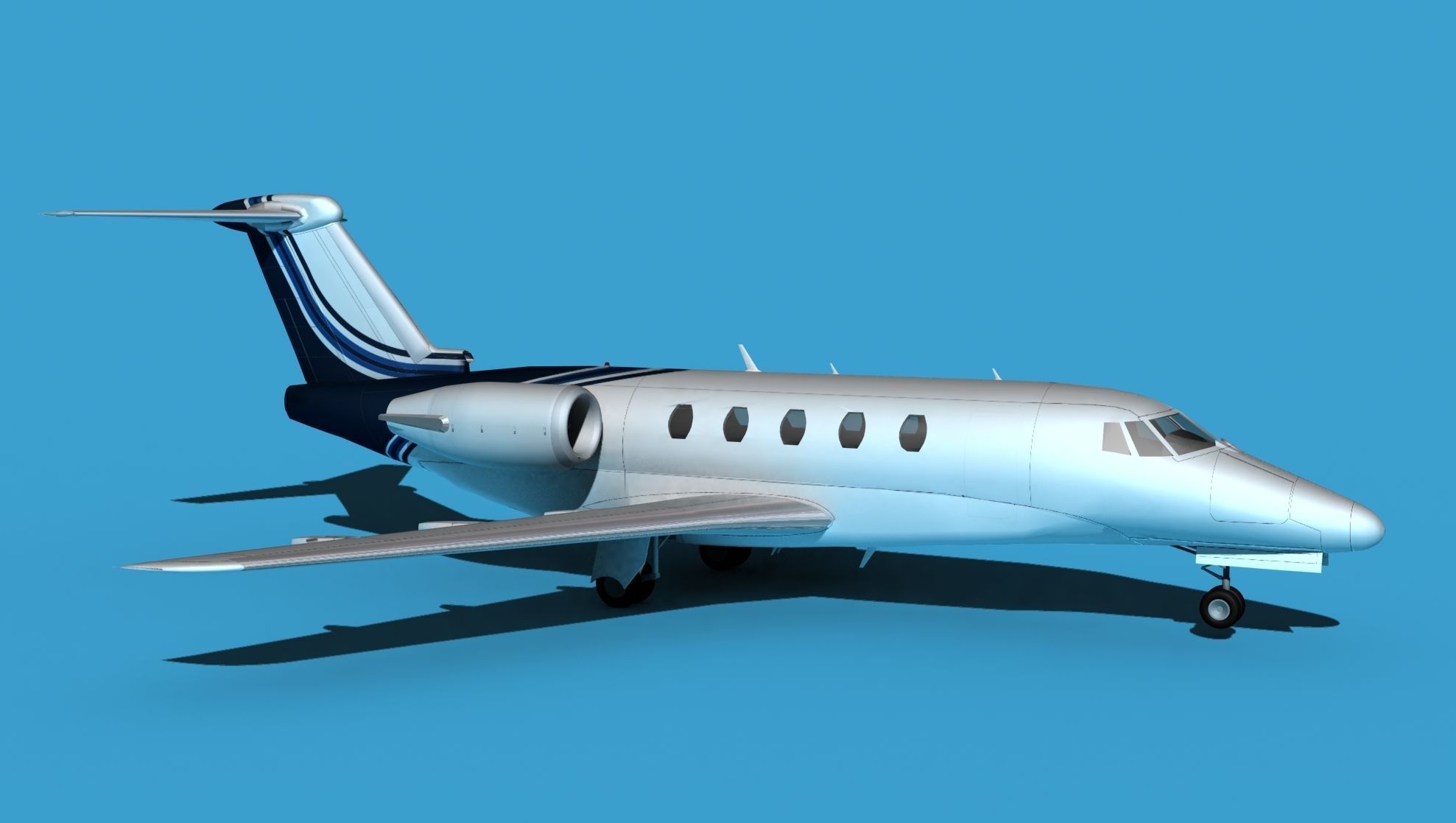 Cessna Citation 650 III V10 3D model_3