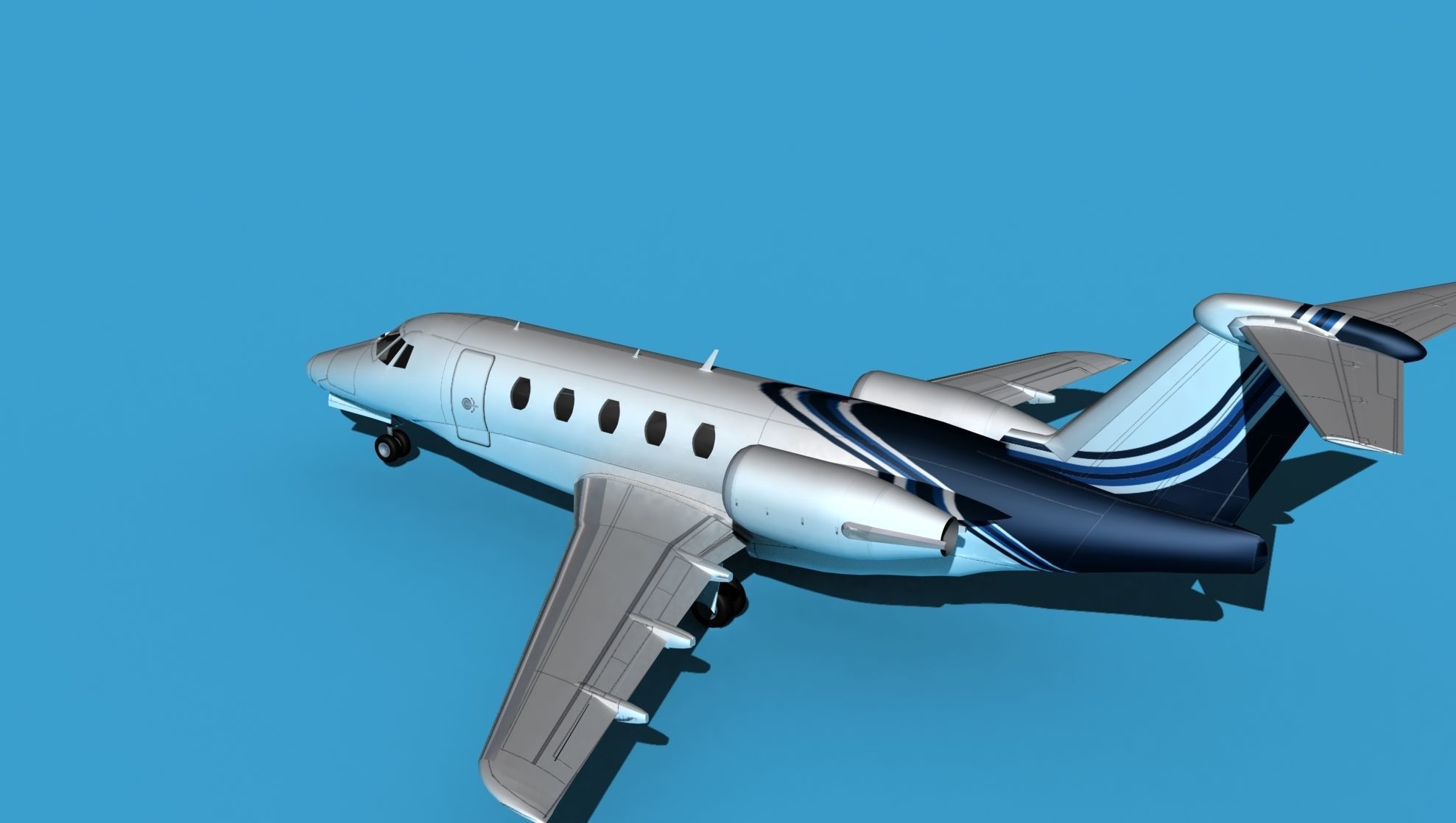 Cessna Citation 650 III V10 3D model_8