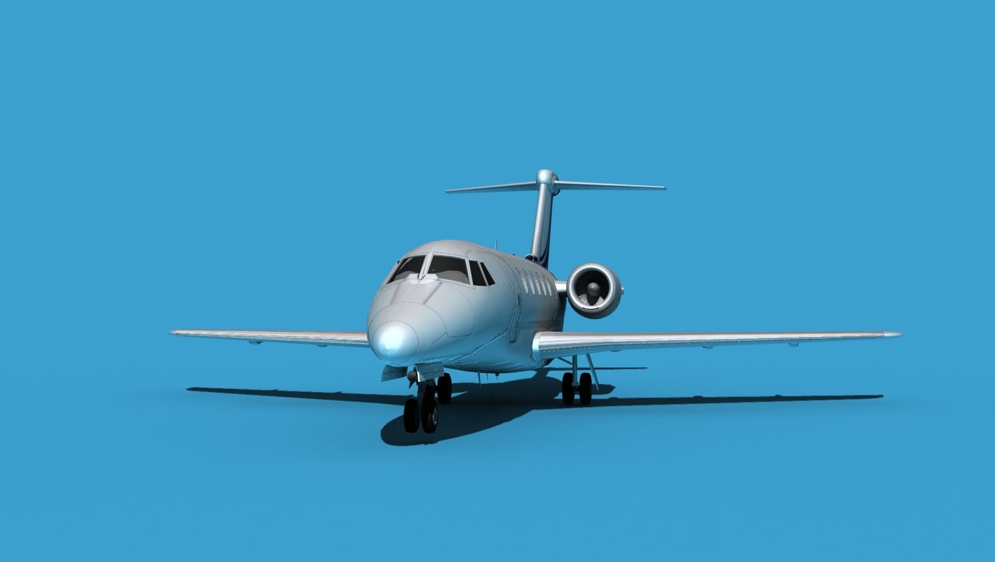Cessna Citation 650 III V10 3D model_1