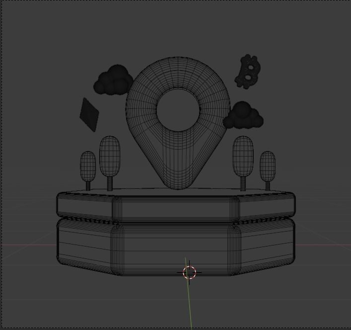 Metaverse 3d Illustration  Icon Pack 3D model_26