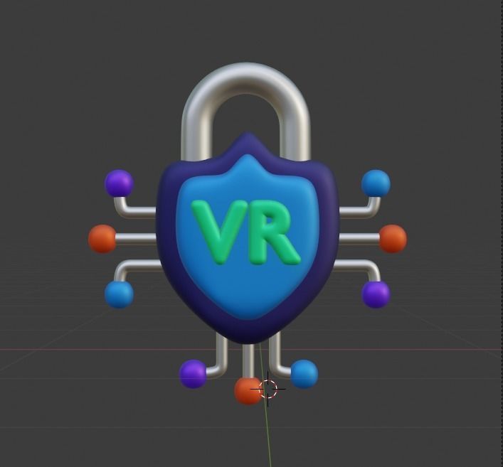 Metaverse 3d Illustration  Icon Pack 3D model_32