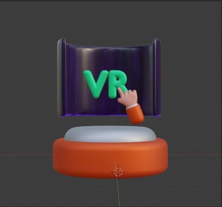 Metaverse 3d Illustration  Icon Pack 3D model_113