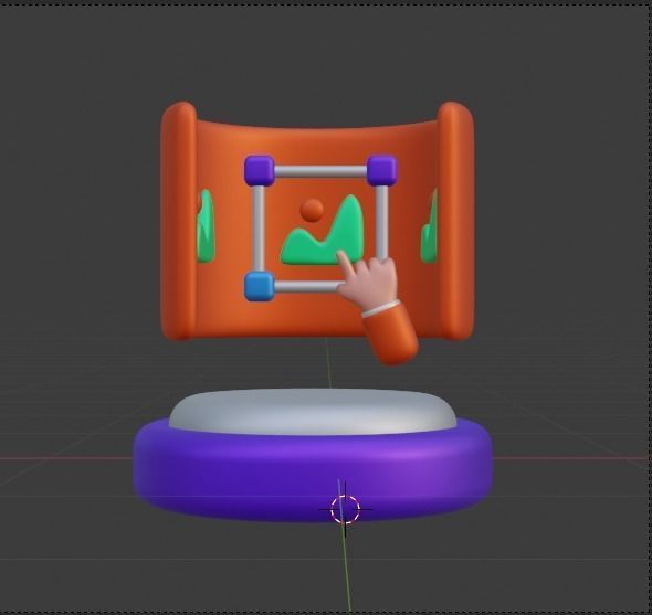 Metaverse 3d Illustration  Icon Pack 3D model_106