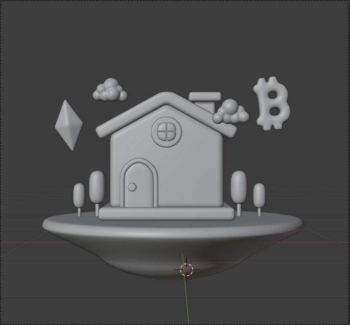 Metaverse 3d Illustration  Icon Pack 3D model_23