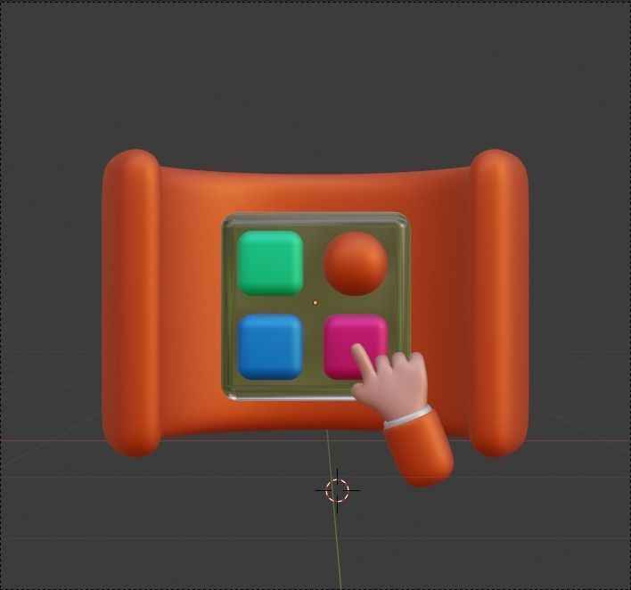 Metaverse 3d Illustration  Icon Pack 3D model_21
