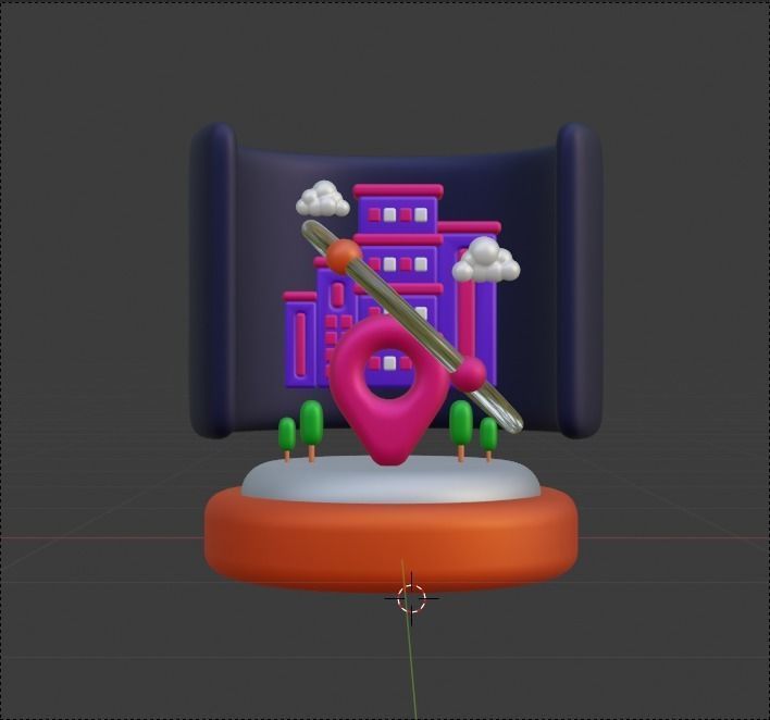 Metaverse 3d Illustration  Icon Pack 3D model_114