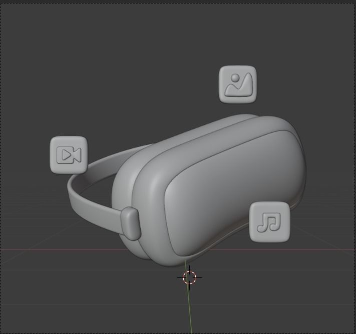 Metaverse 3d Illustration  Icon Pack 3D model_75