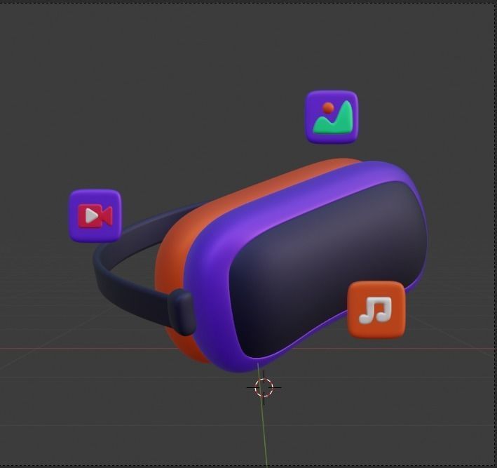 Metaverse 3d Illustration  Icon Pack 3D model_82