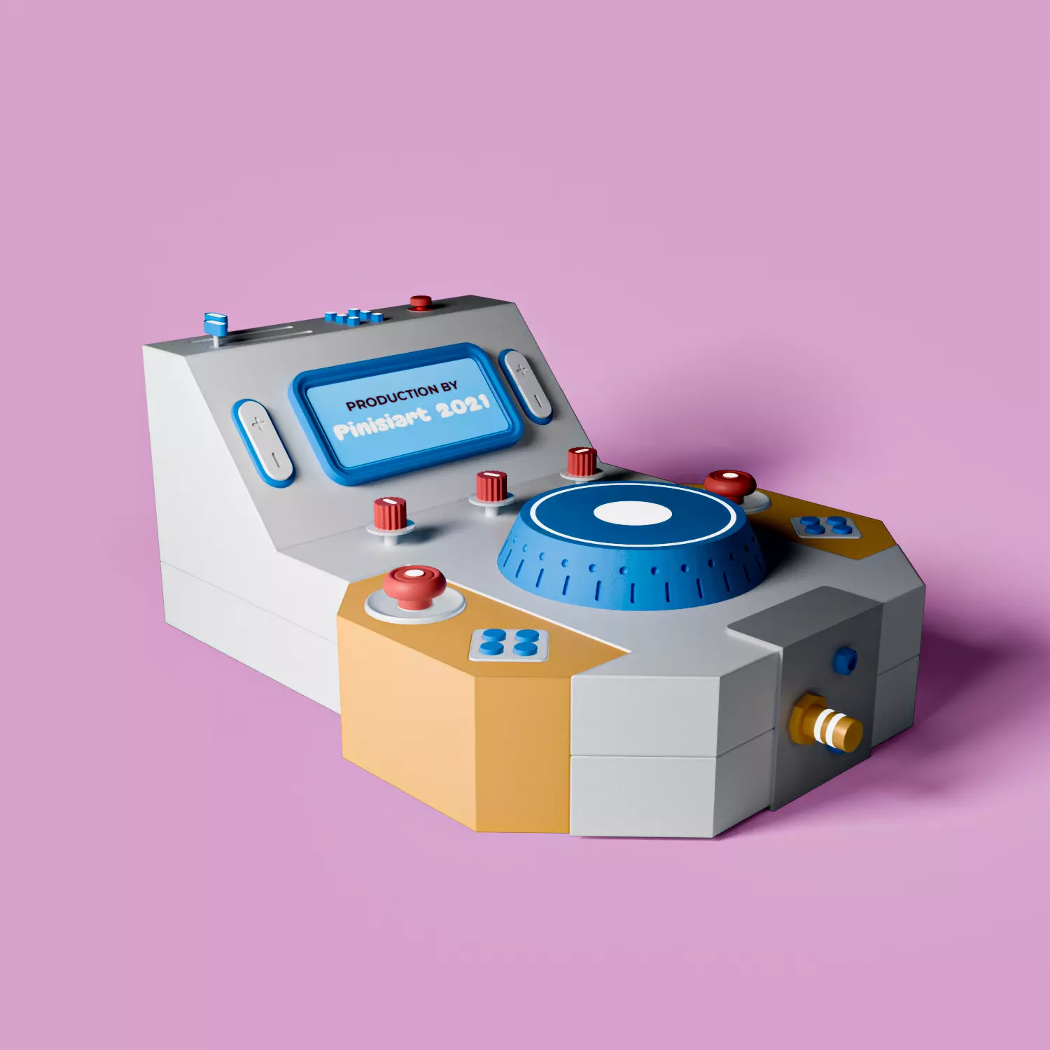 remote control 3D model_0