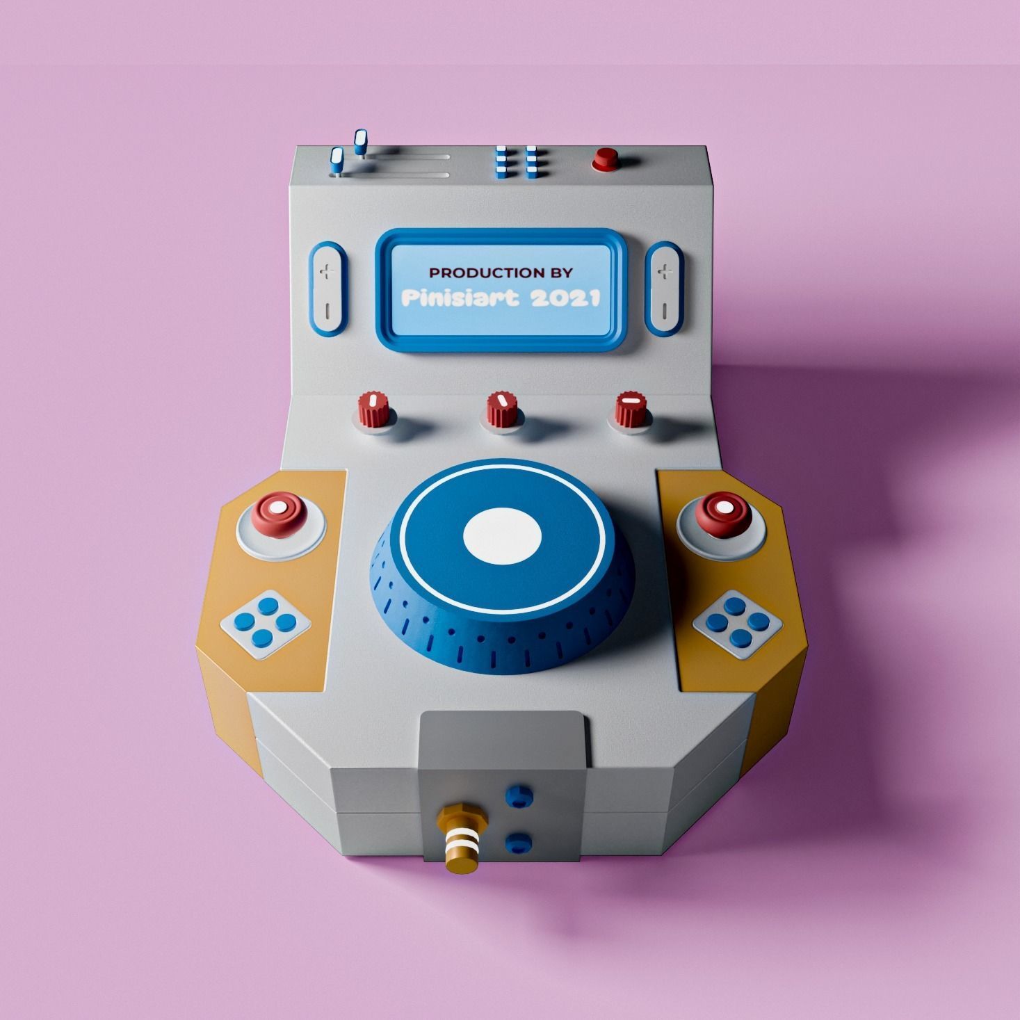 remote control 3D model_1