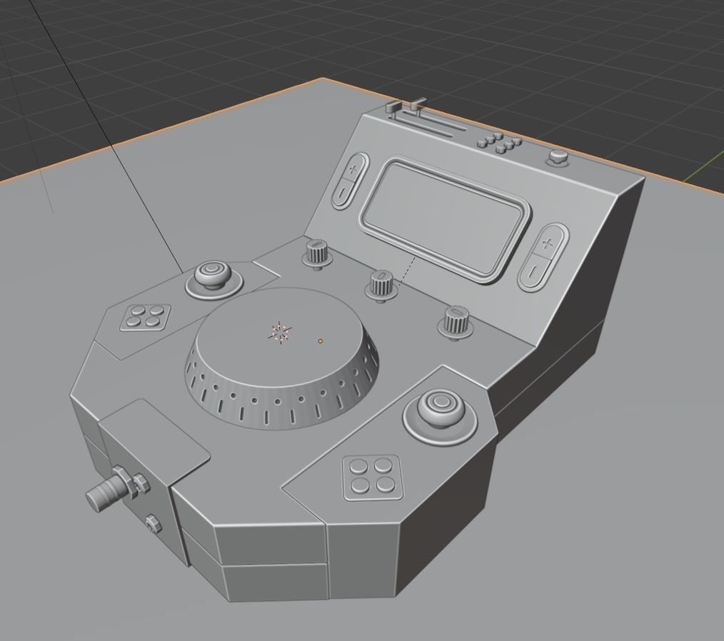 remote control 3D model_3