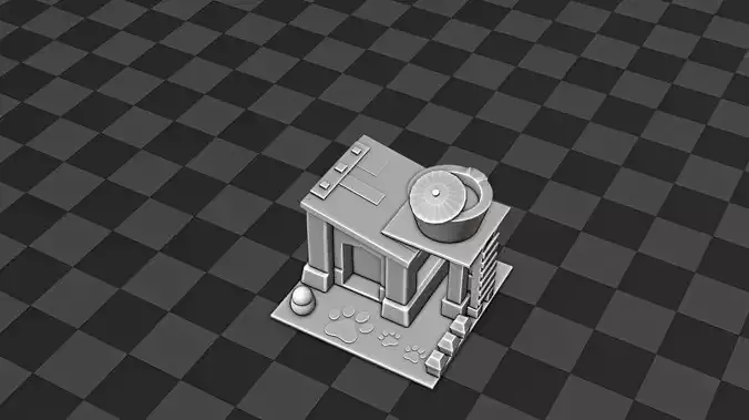 Pet House 3D model