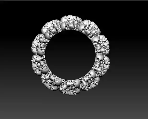 3d models Skull Ring